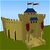château remparts forteresse barbacane entrée