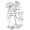 asie chinoise courtisanne fille geisha