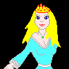 pixels-art 16-couleurs jeux-vidéo princesse