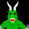 pixels-art 16-couleurs jeux-vidéo monstre