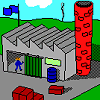 pixels-art 16-couleurs jeux-vidéo usine