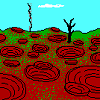 pixels-art 16-couleurs jeux-vidéo plaine forêt