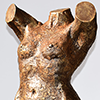 buste femme bronze