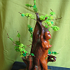 sculpture dryade arbre fée gardienne