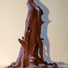 sculpture femme hybride dryade arbre