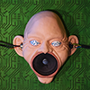 sculpture masque visage trans-humanisme électronique