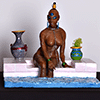 harem femme esclave bain piscine