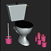 3D VRML WC toilettes chiottes