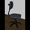 3D VRML chaise bureau