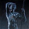peinture homme bronze sculpture Rodin